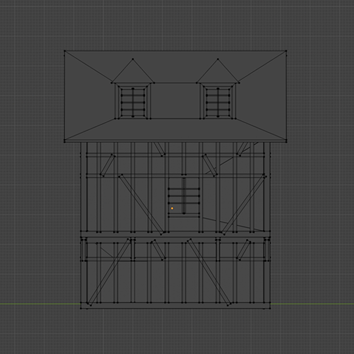 Modélisation d'un batiment avec blender
