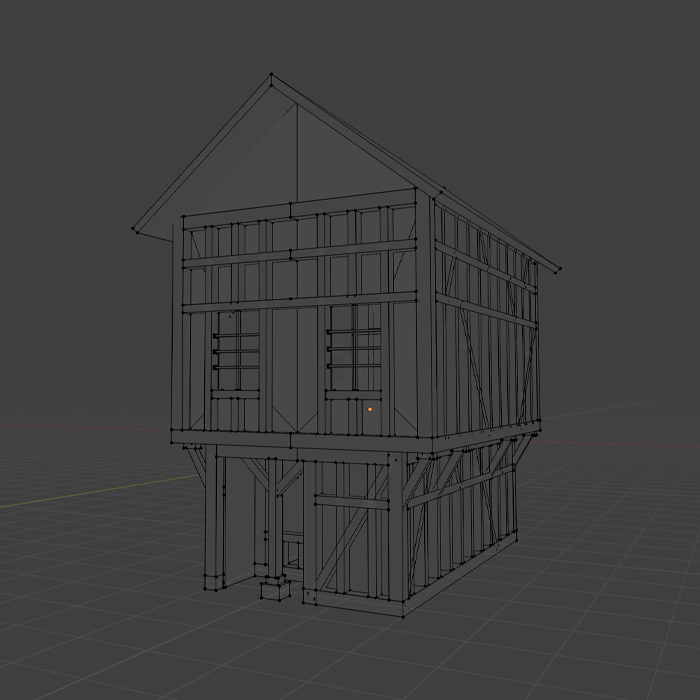 Modélisation d'un batiment avec blender